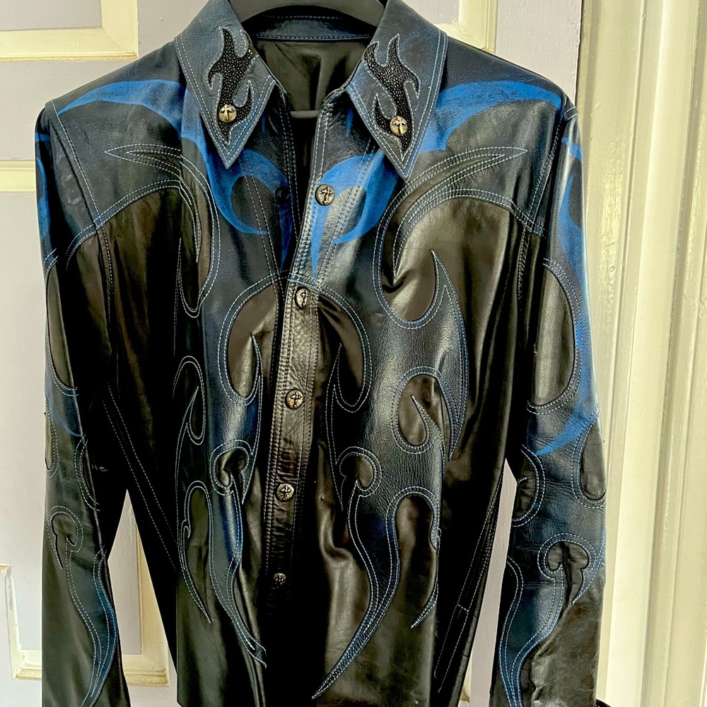 Custom Leather shirt